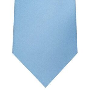 Light Blue Solid Tie – 3.25” Classic Width | 100% Microfiber